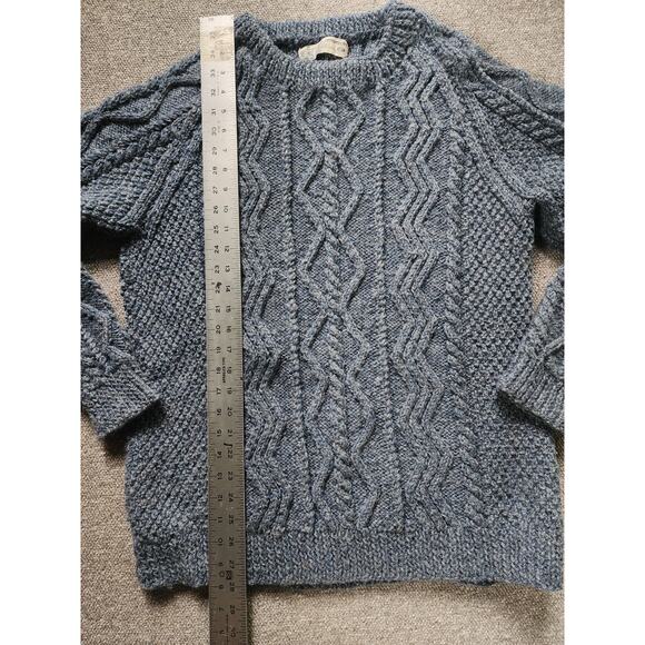 Vintage Cleo Original Ireland Irish Handknit Woven Pure Wool Men's L Sweater$600 - Picture 9 of 10